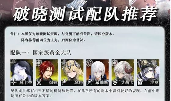 雾境序列新手强力阵容有哪些