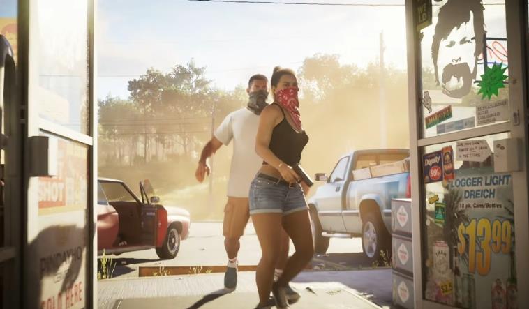 GTA6彩蛋 门口贴着大表哥OL悬赏令