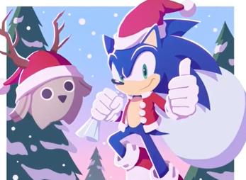 索尼克超级巨星新DLC圣诞索尼克皮肤上线