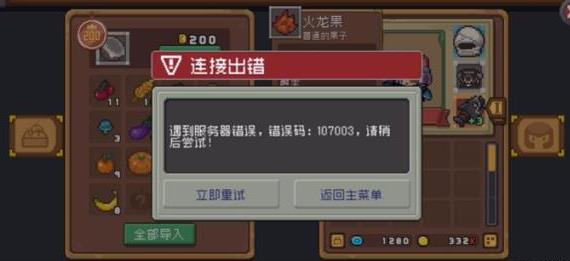 元气骑士前传错误代码怎么解决