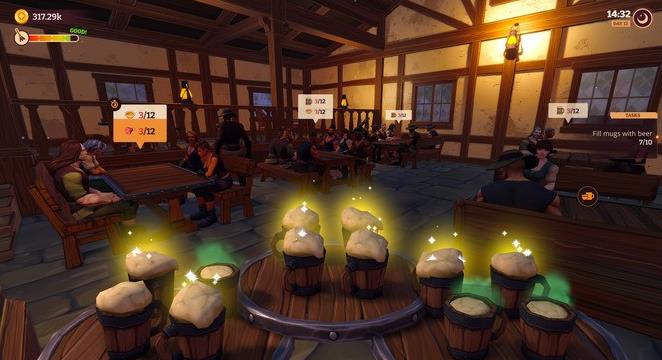 养成模拟游戏《酒馆经理模拟器》页面上线Steam