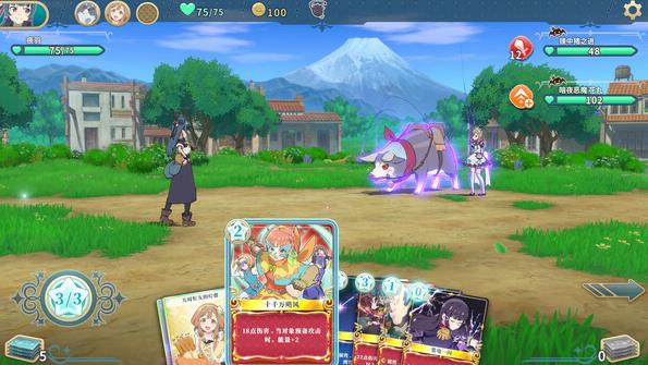 肉鸽类卡牌游戏《幻日夜羽：蜃景努玛梓》推出试玩