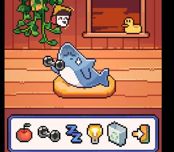 像素风模拟游戏《我的小鲨鱼》免费在Steam发售